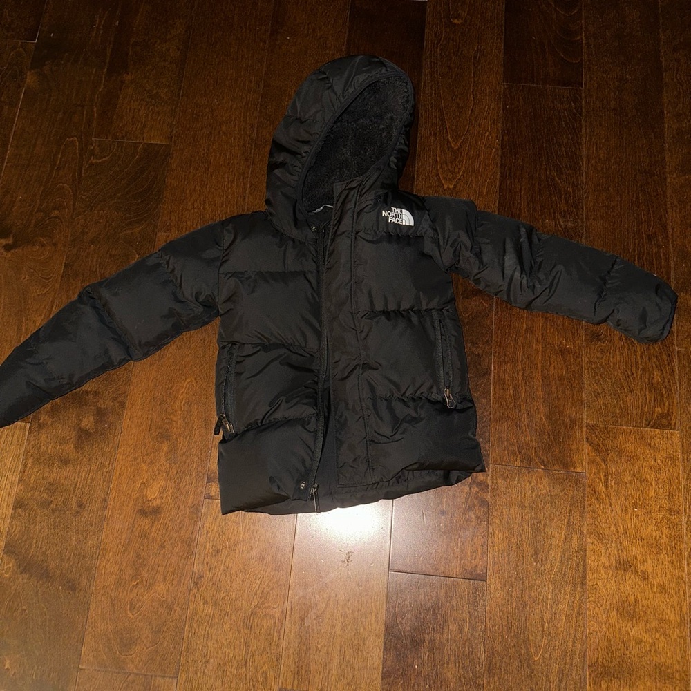 The North Face Black Hooded Insulated Jacket